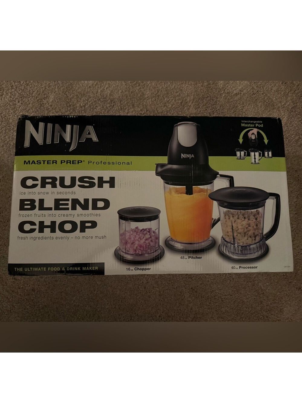 Ninja Master Prep Professional Blender & Chopper Set Brand New in Box